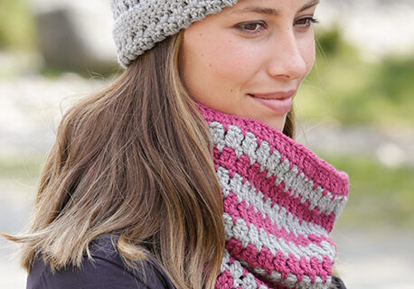DROPS "Napal" Auruna Hat & Neck Warmer Kit