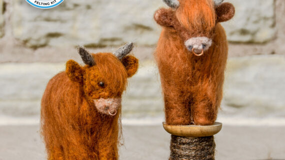"Jez" The Bull Felting Kit