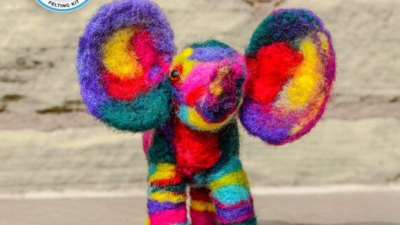"Ethel" The Elephant Felting Kit